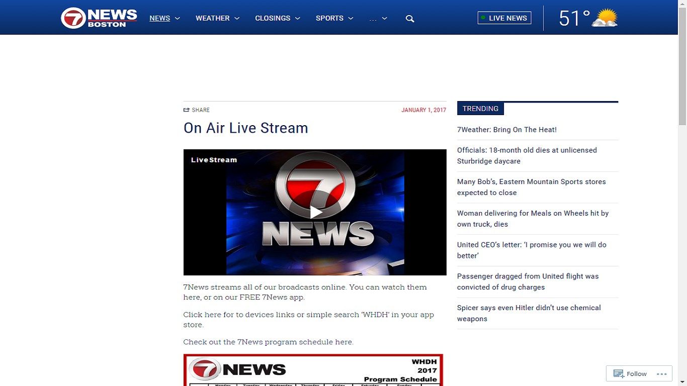WHDH TV 7 NewsStream