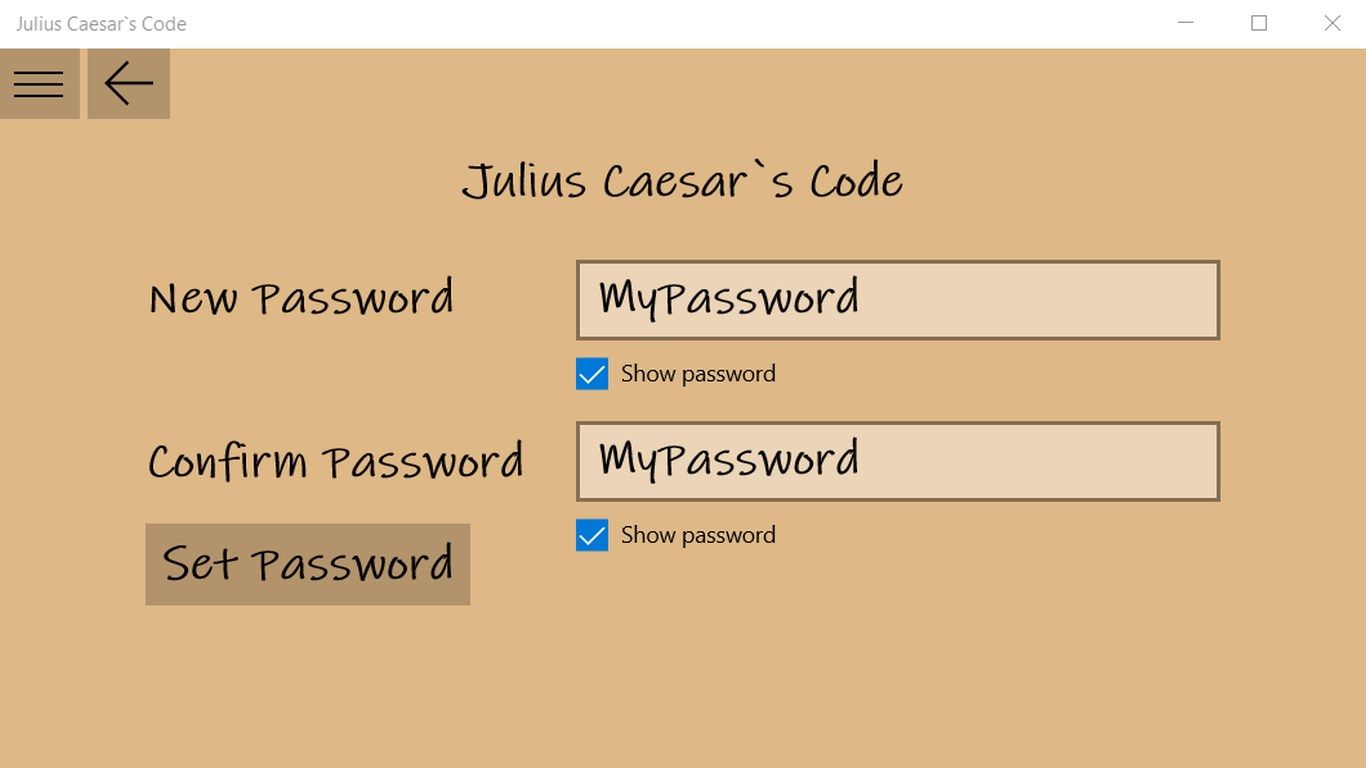 Julius Caesar`s Code