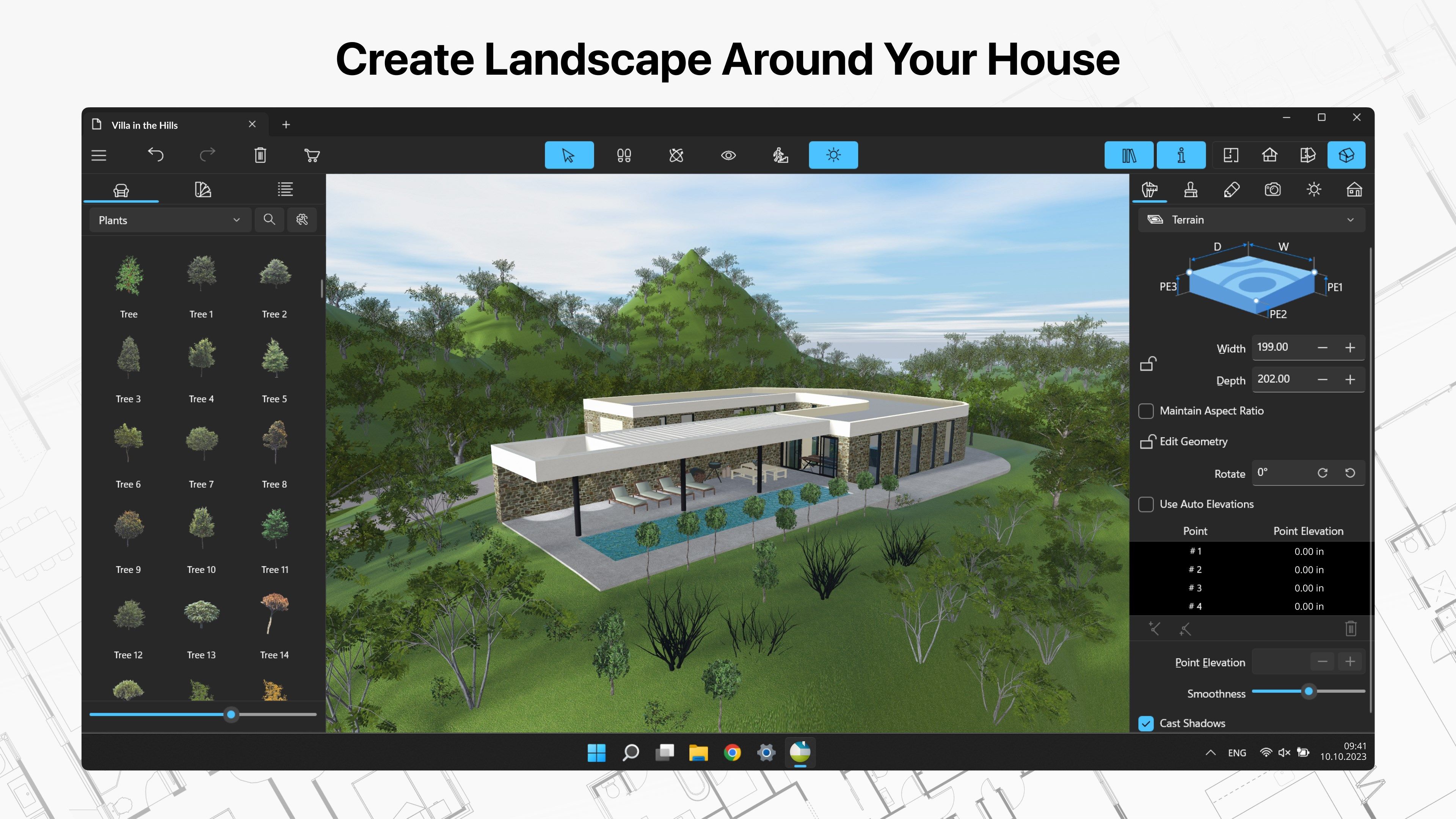 Create Landscape Around Your House