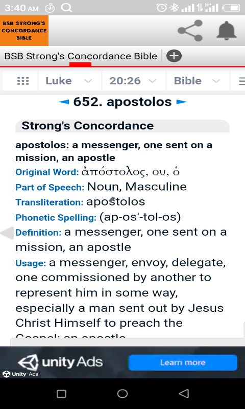 BSB Strong's Concordance Bible
