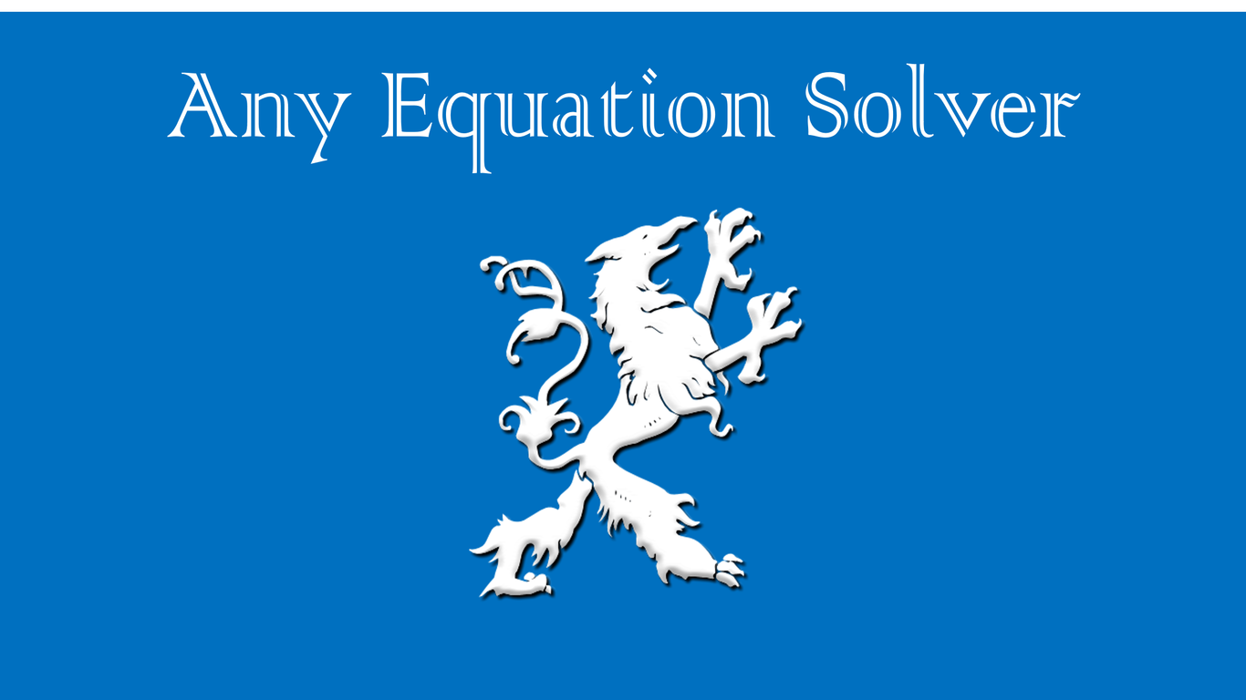 Any Equation Solver