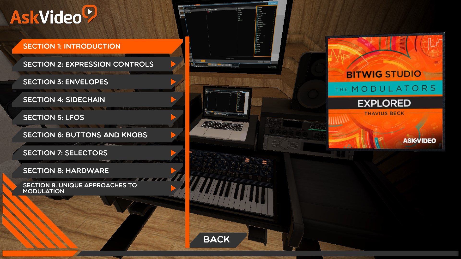 Modulators Explored Course For Bitwig Studio by AV