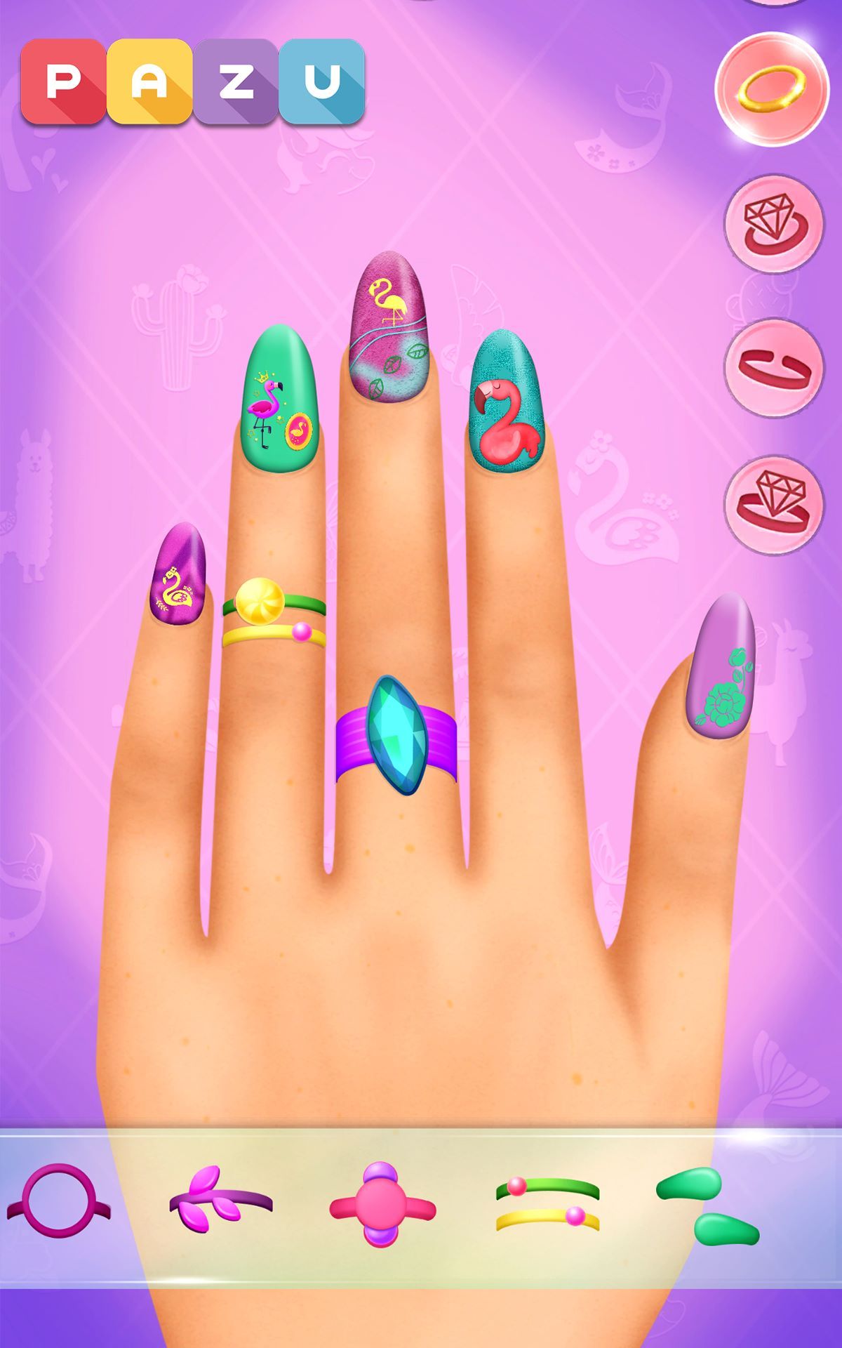 Nail Art Salon - Manicure & jewelry games for kids