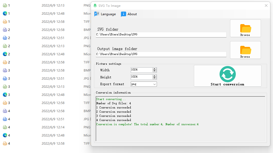 SVG to Image - Scalable Vector Graphics Export Png and Jpeg