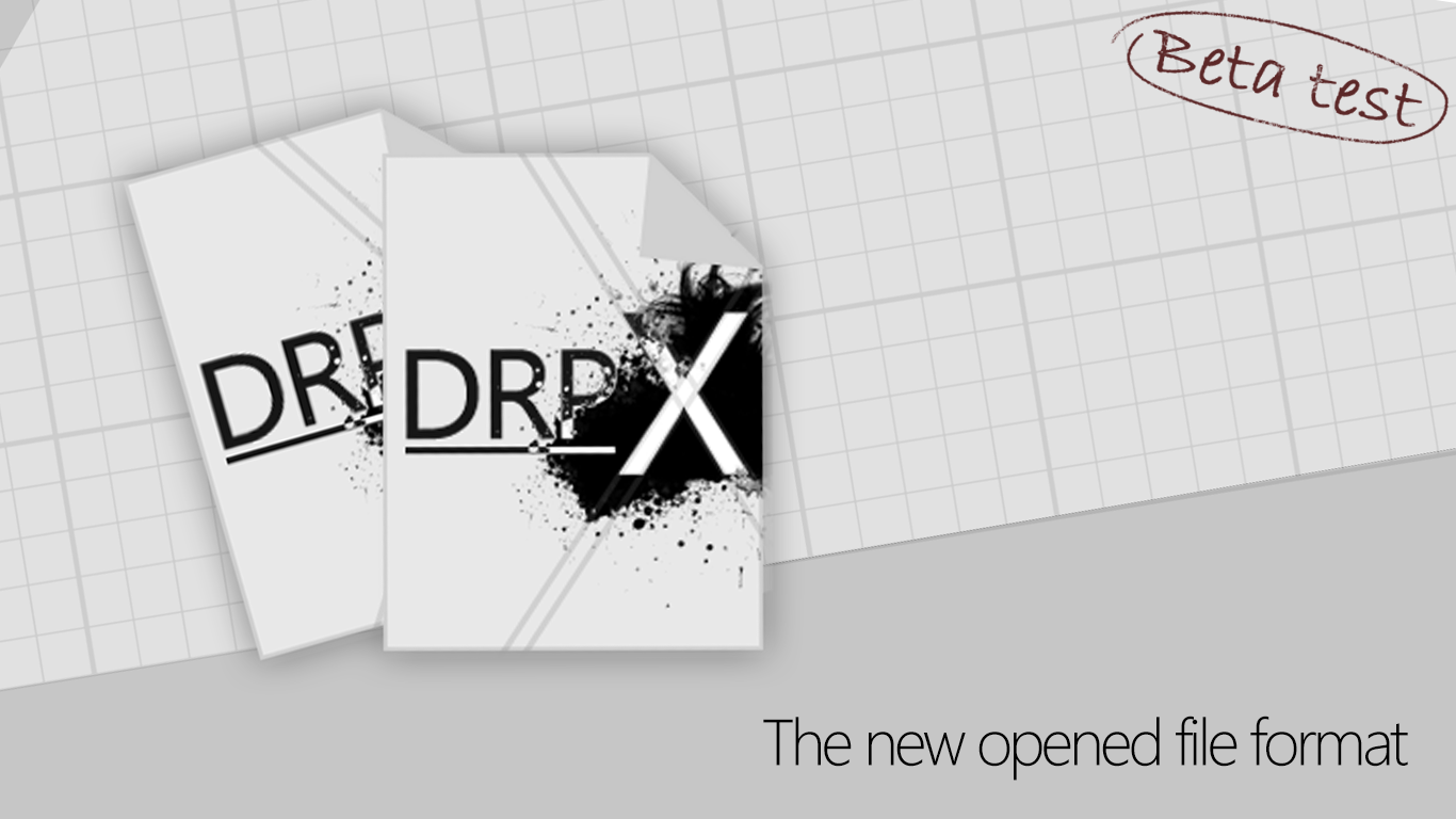 The new unified public format for the drawing - drpx