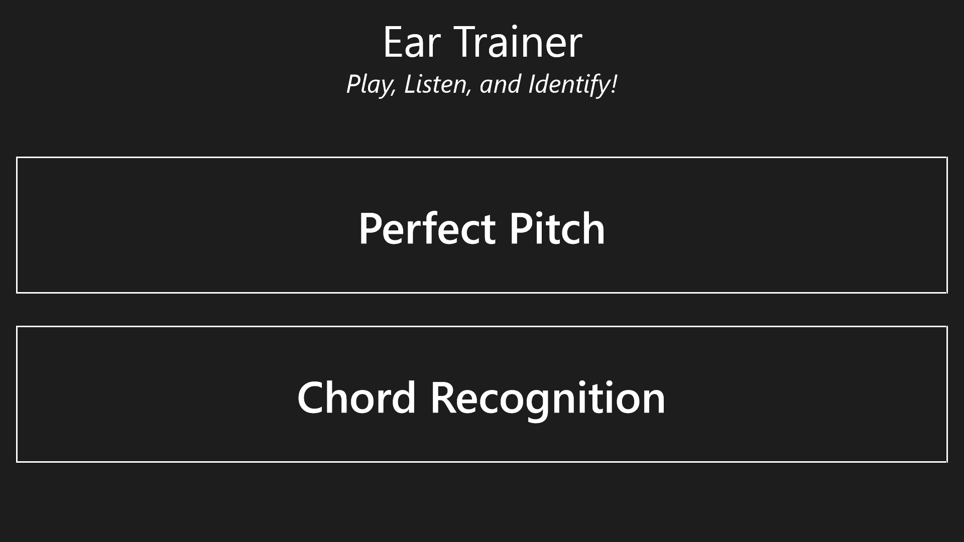 Develop your ear as a musician