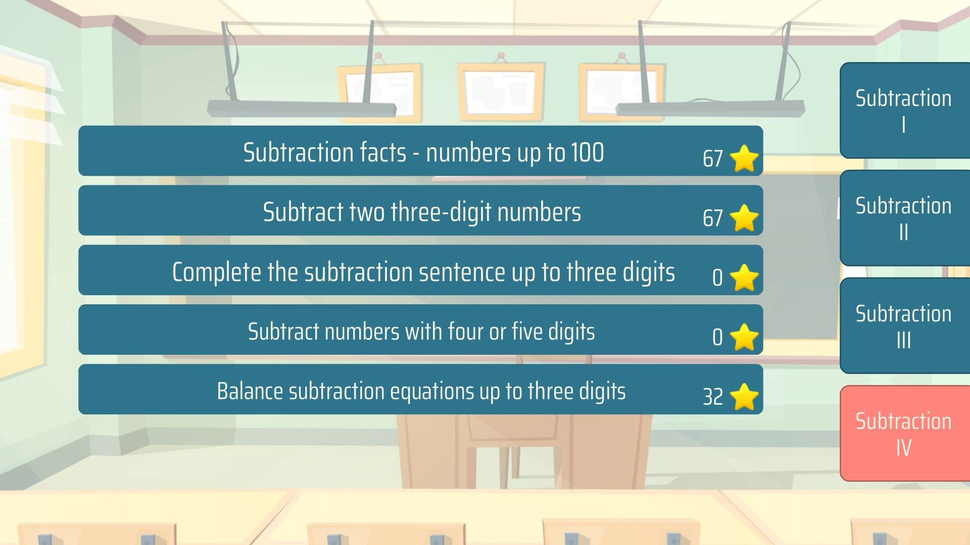 Math Subtraction