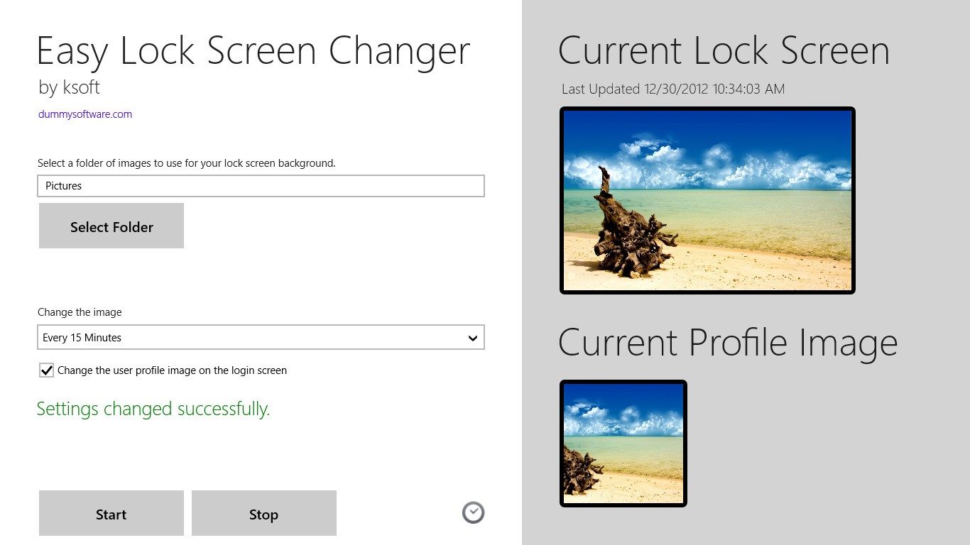 Brighten up your PC by changing the lock screen background and user profile login image every day!