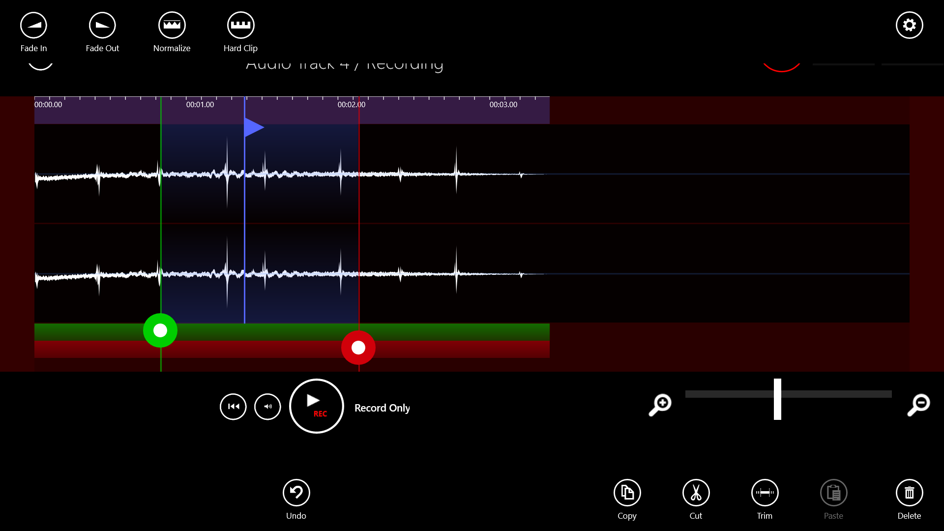 Line-input/Microphonce Recorder: Record vocals and live instruments