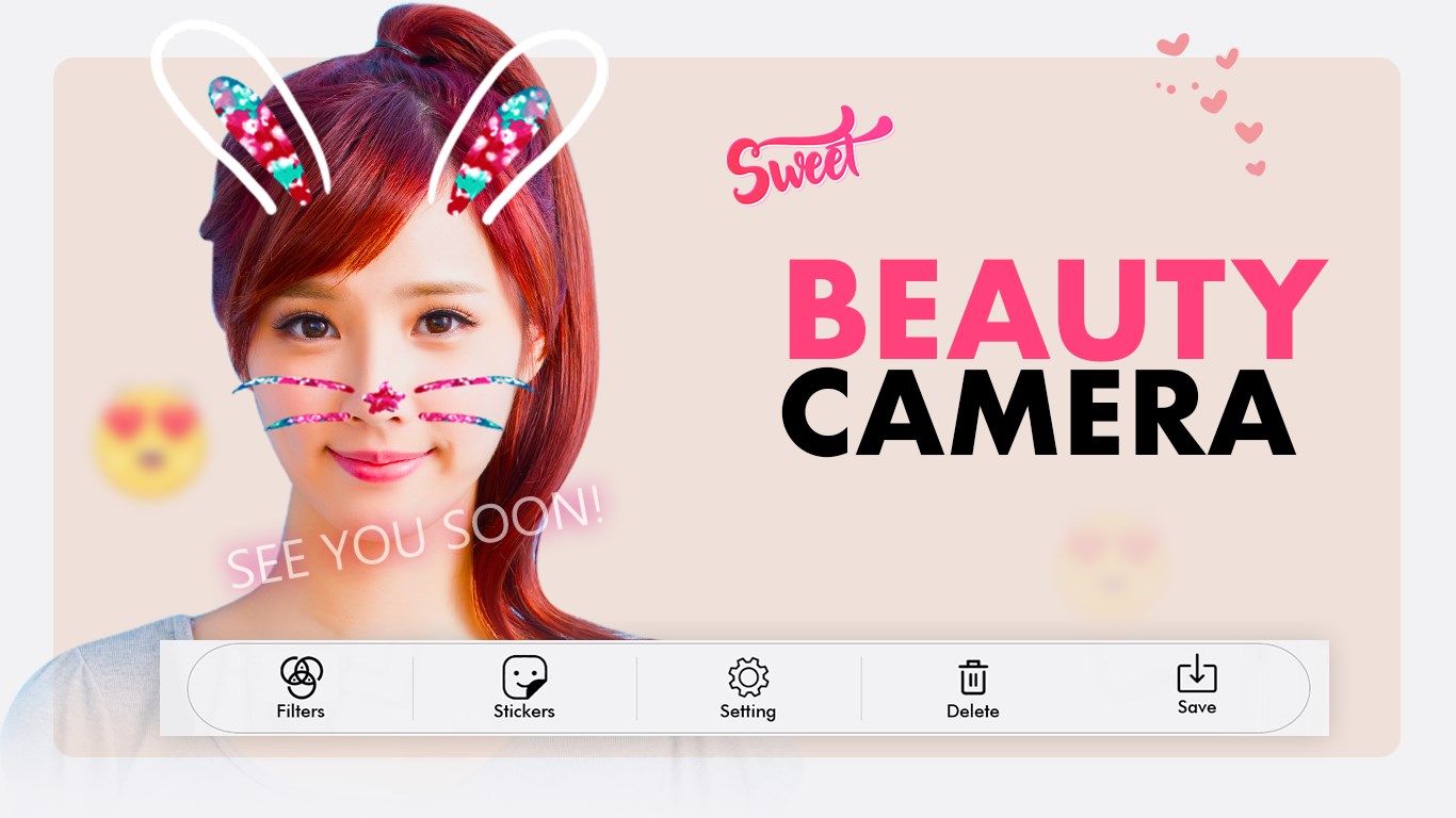 Face Filter and Selfie Editor - Sweet Camera