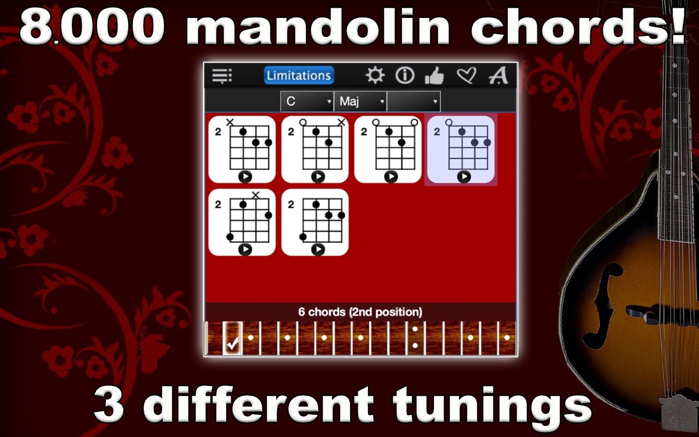 Mandolin Chords Compass Lite