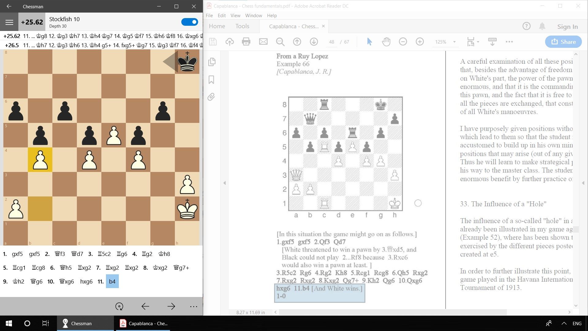 Responsive layout to use as a chess board when studying books