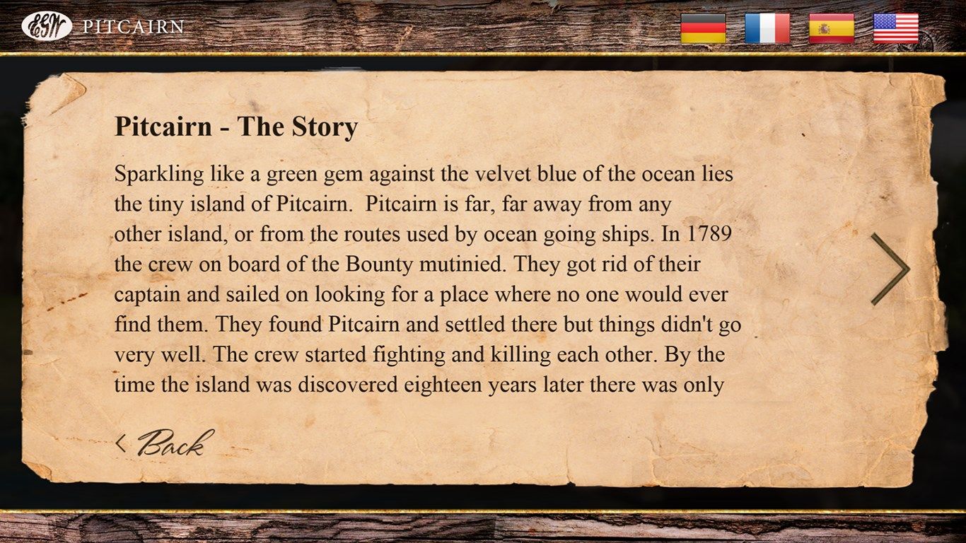 Pitcairn game story