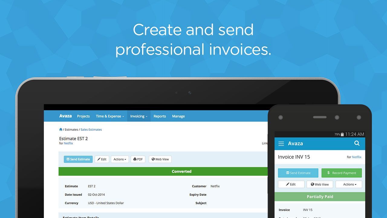 Avaza - Timesheets, Invoicing & Project Management