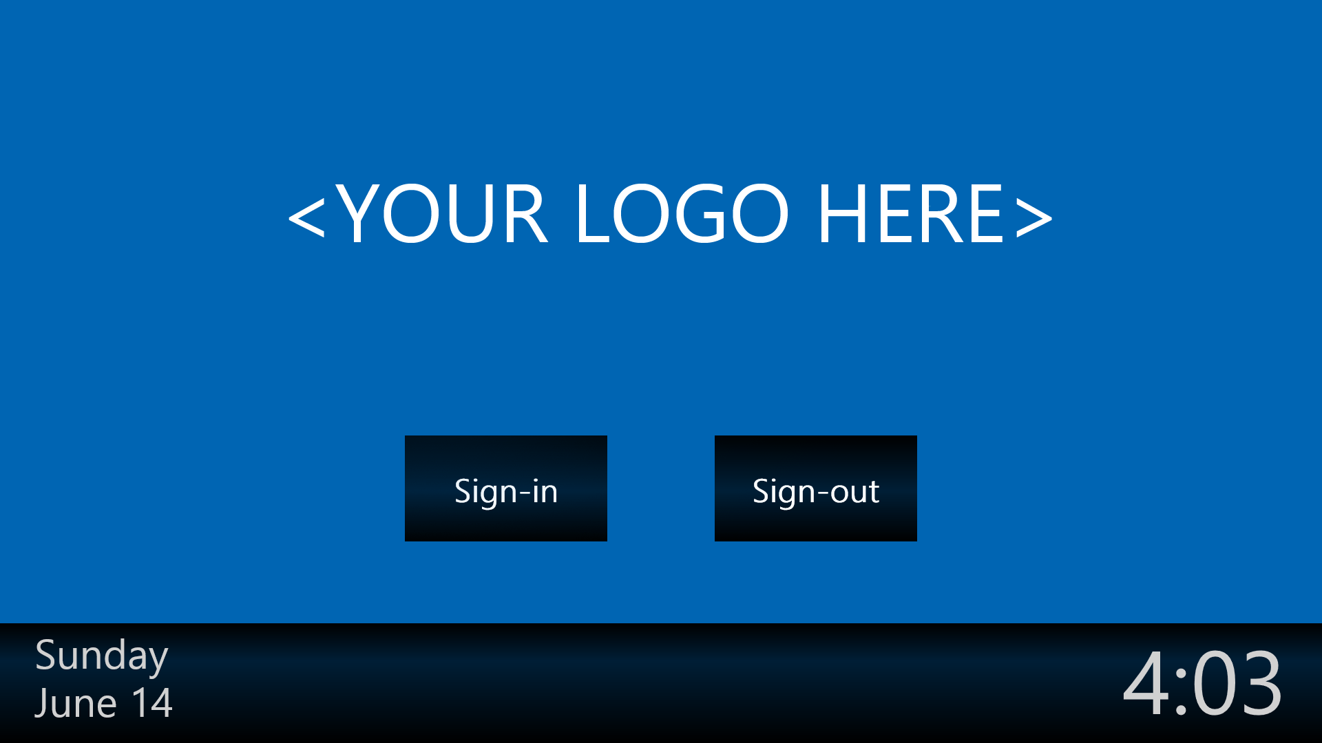 Add your own logo
