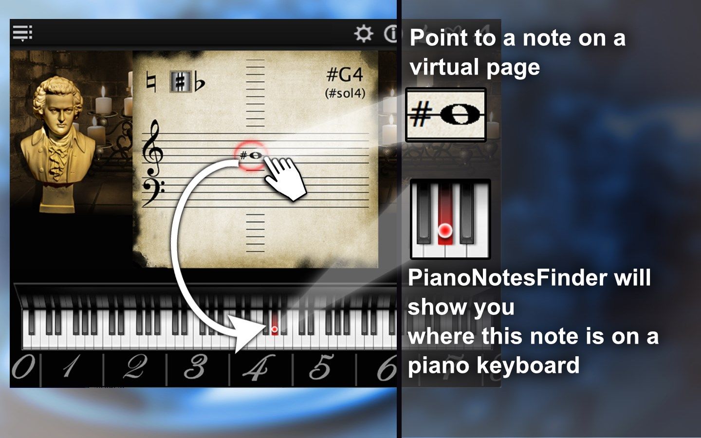 Piano Notes Finder