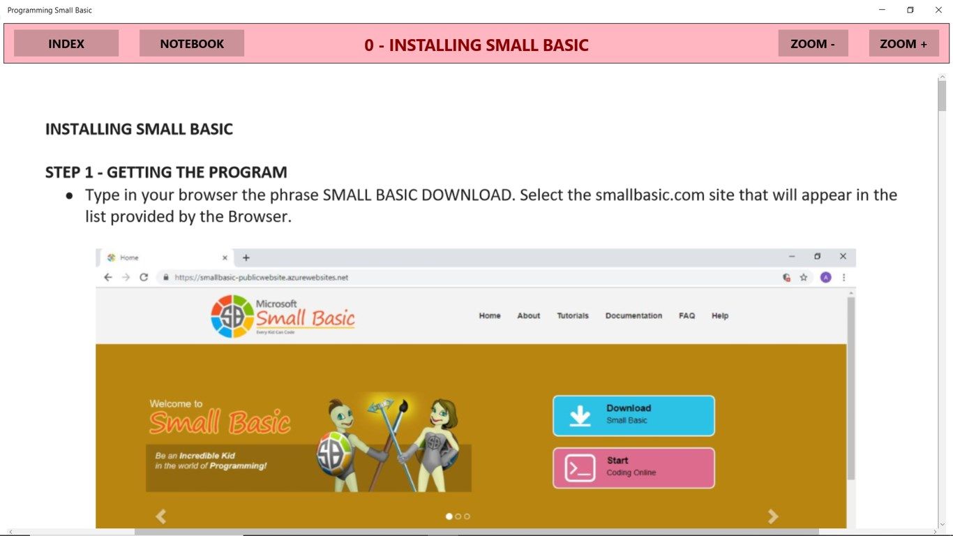 Programming Small Basic