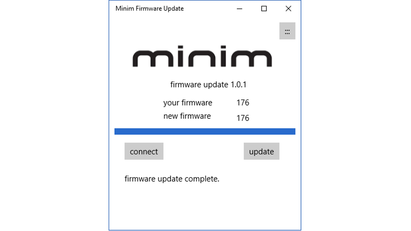 Minim Firmware Update
