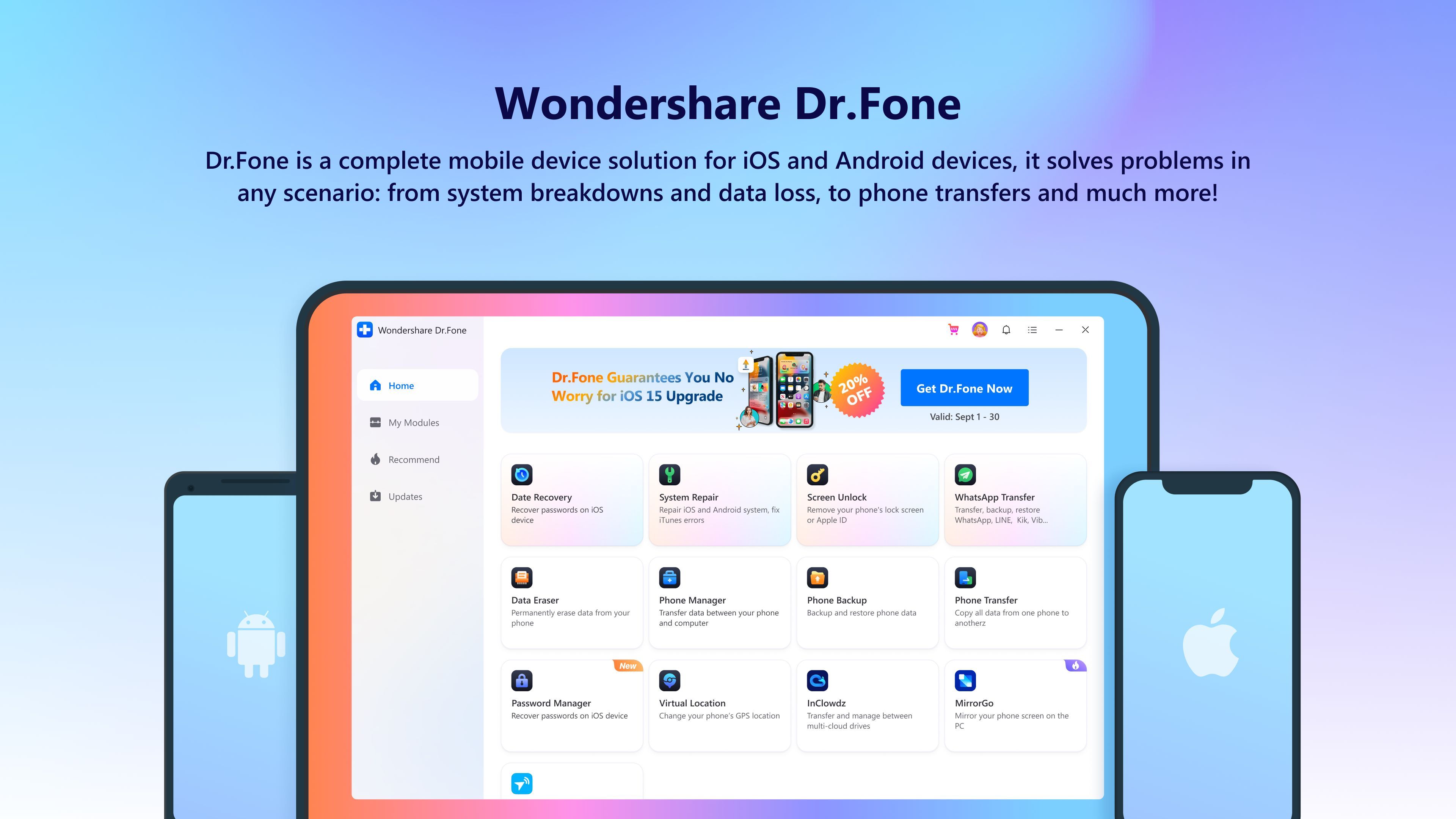 Wondershare Dr.Fone - Mobile Device Management