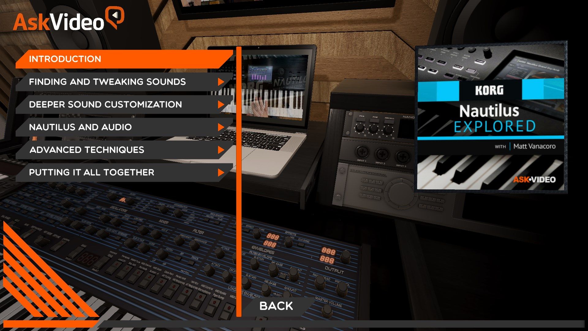 Explore Course For Korg's Nautilus