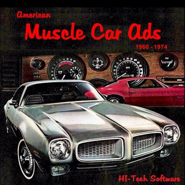 American Muscle Car Ads 1960 - 1974