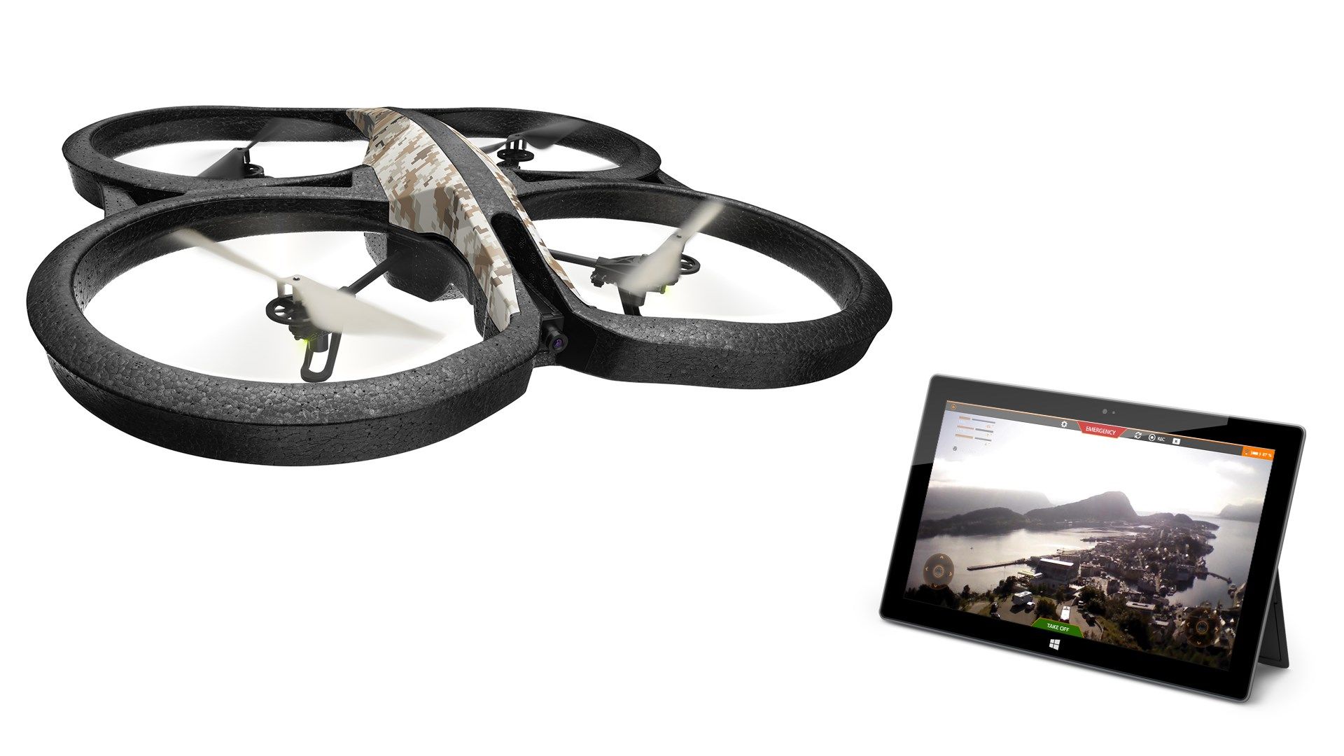 The application and the AR.Drone 2.0
