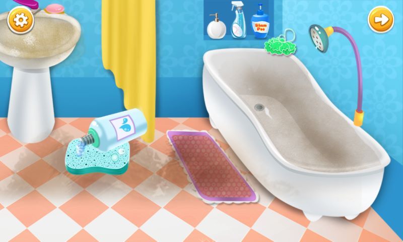 House Cleaning Tidy & Clean up : cleaning games & activities in this game for kids and girls - FREE