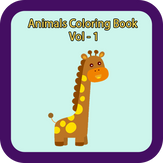 Animals Coloring Book Vol - 1