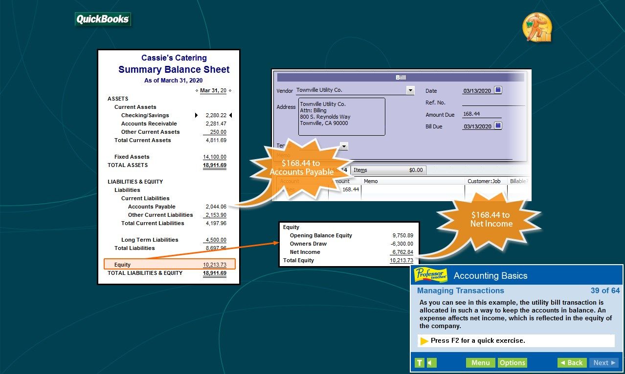 Learn the ins and outs of QuickBooks 2020 and accounting basics with Professor Teaches training.