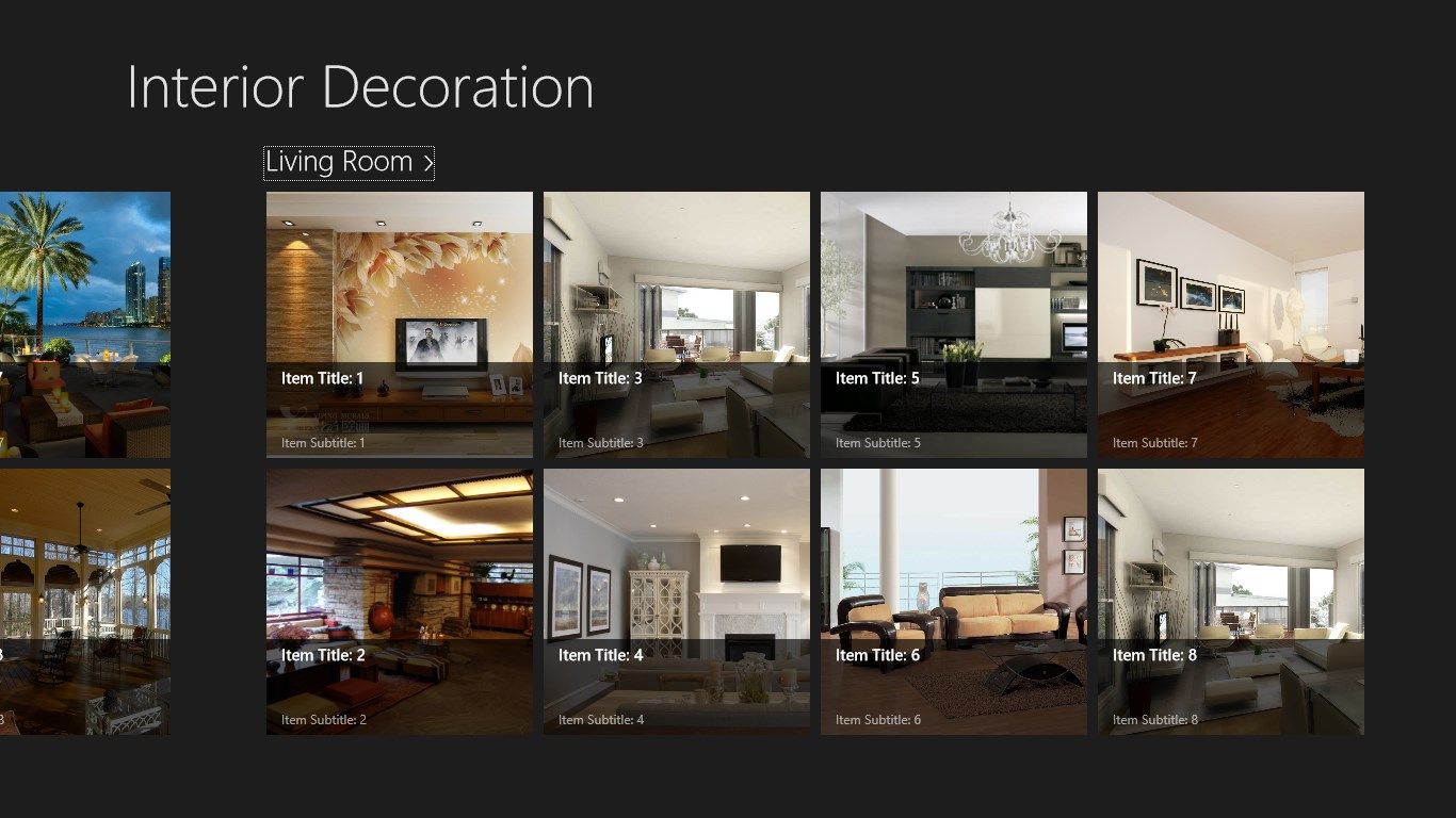 This gives the various designs  of living room