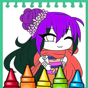 Gasha Coloring Book Pages
