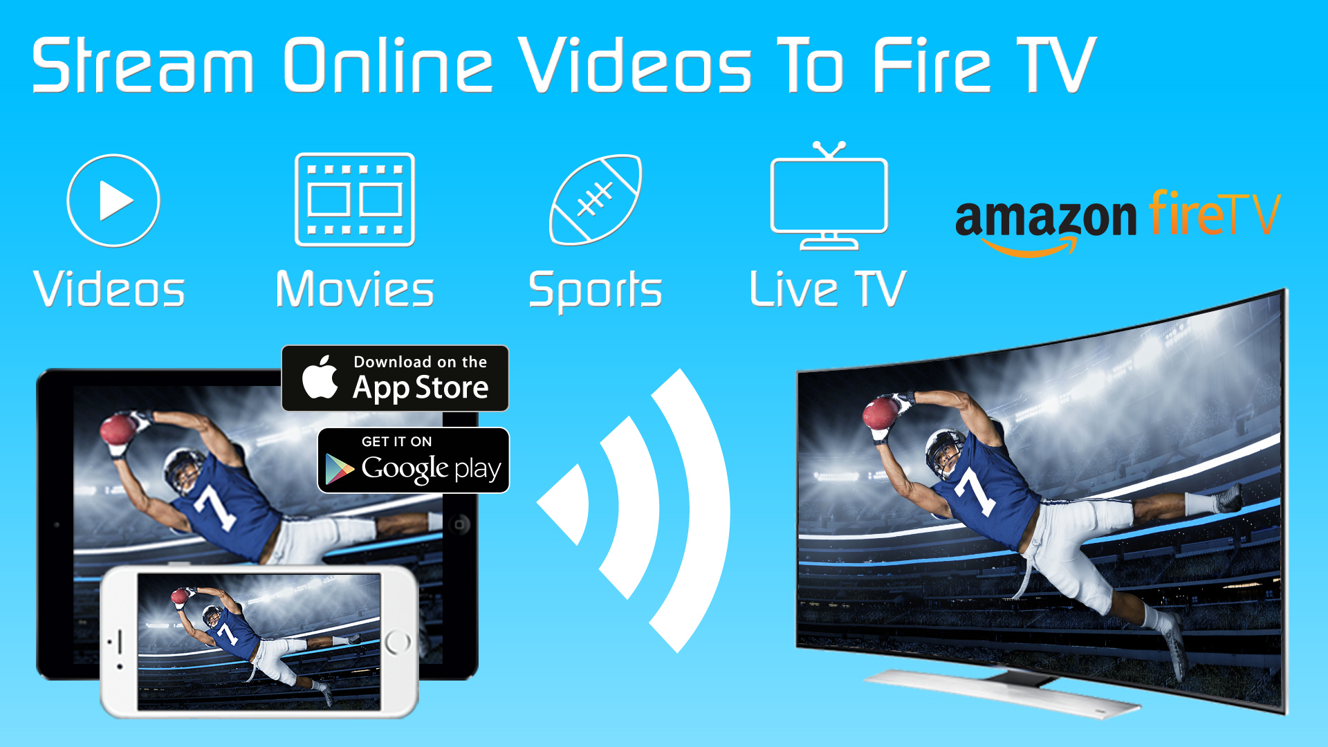 TV Cast for Fire TV: Best Browser to stream any web-video on HD-TV displays