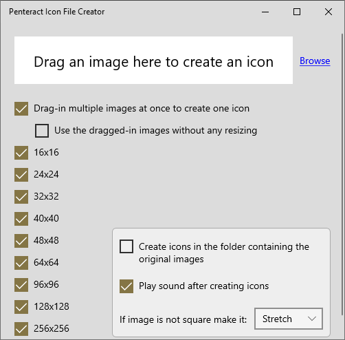 Penteract Icon File Creator