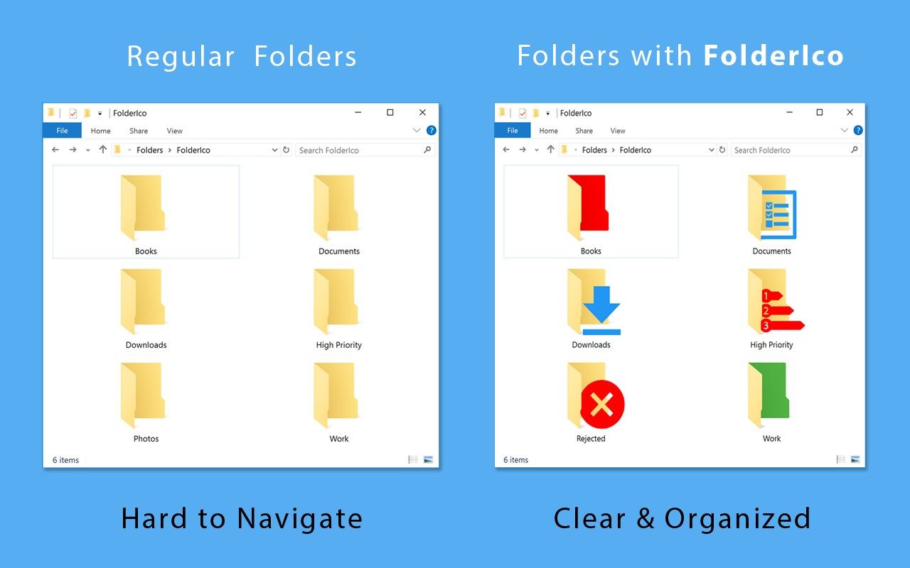 Organize your Folders more Easily!