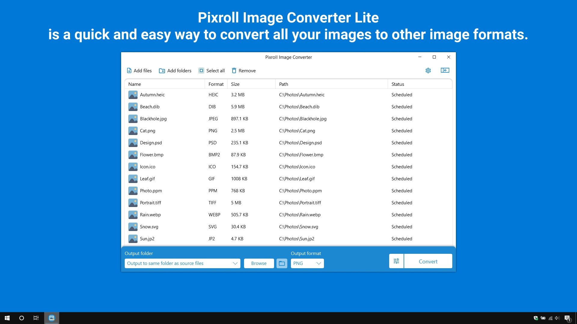 Pixroll Image Converter Lite