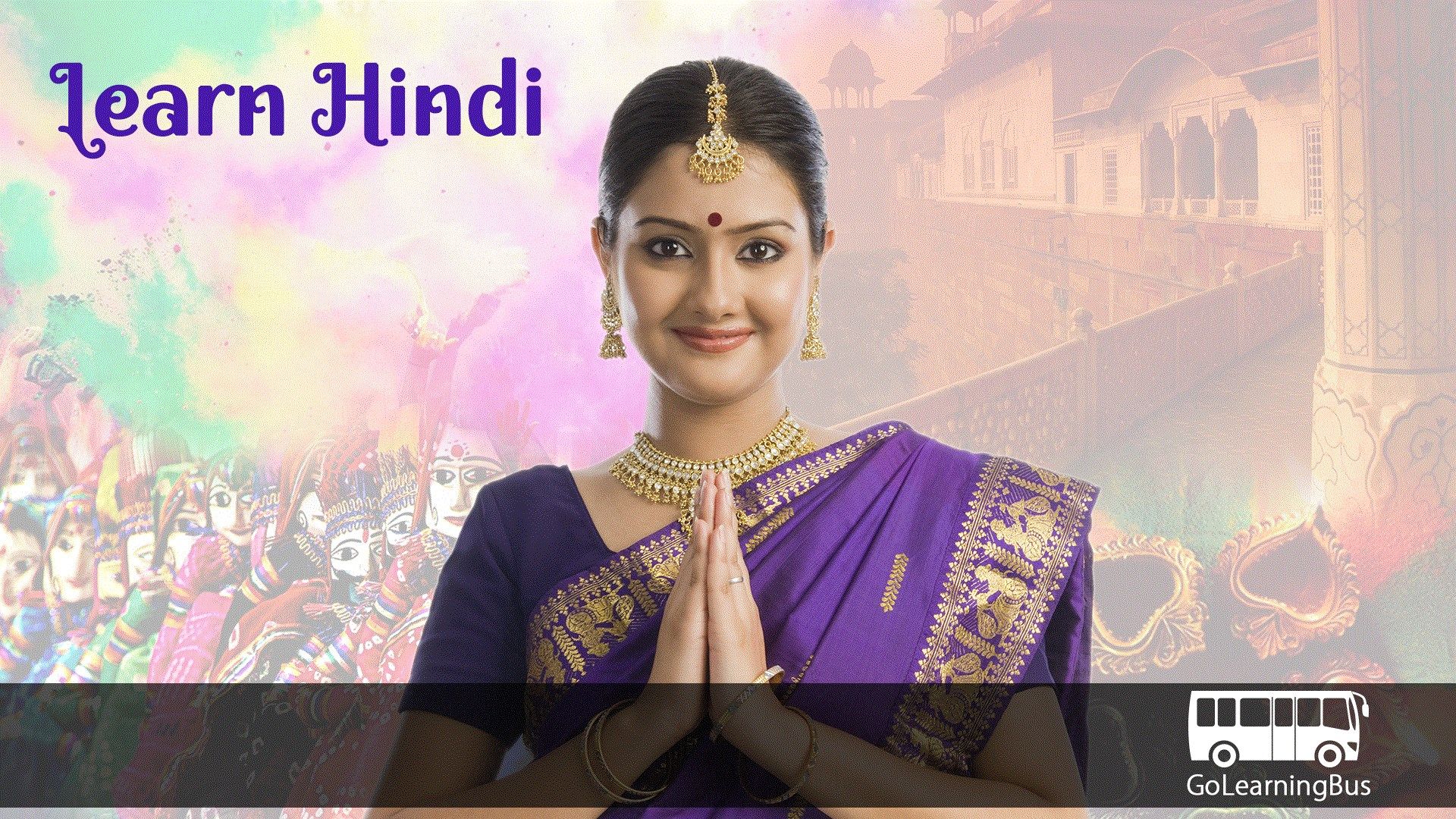 Learn Hindi via videos by GoLearningBus