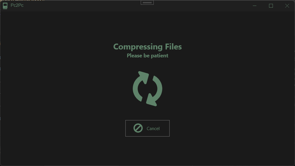 Loading compression page