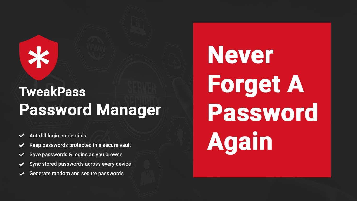TweakPass Password Manager