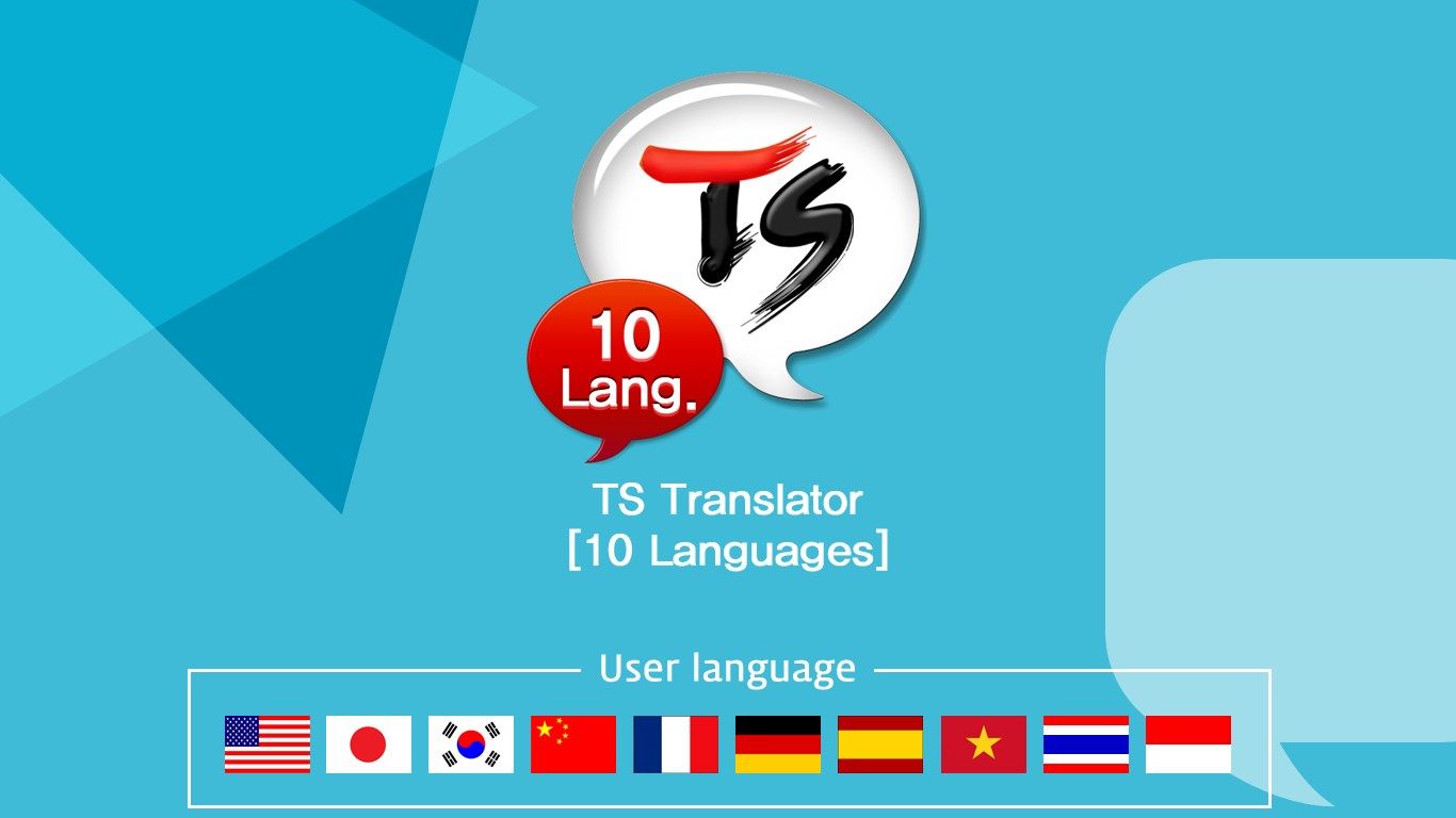 TS Translator supports 10 languages
