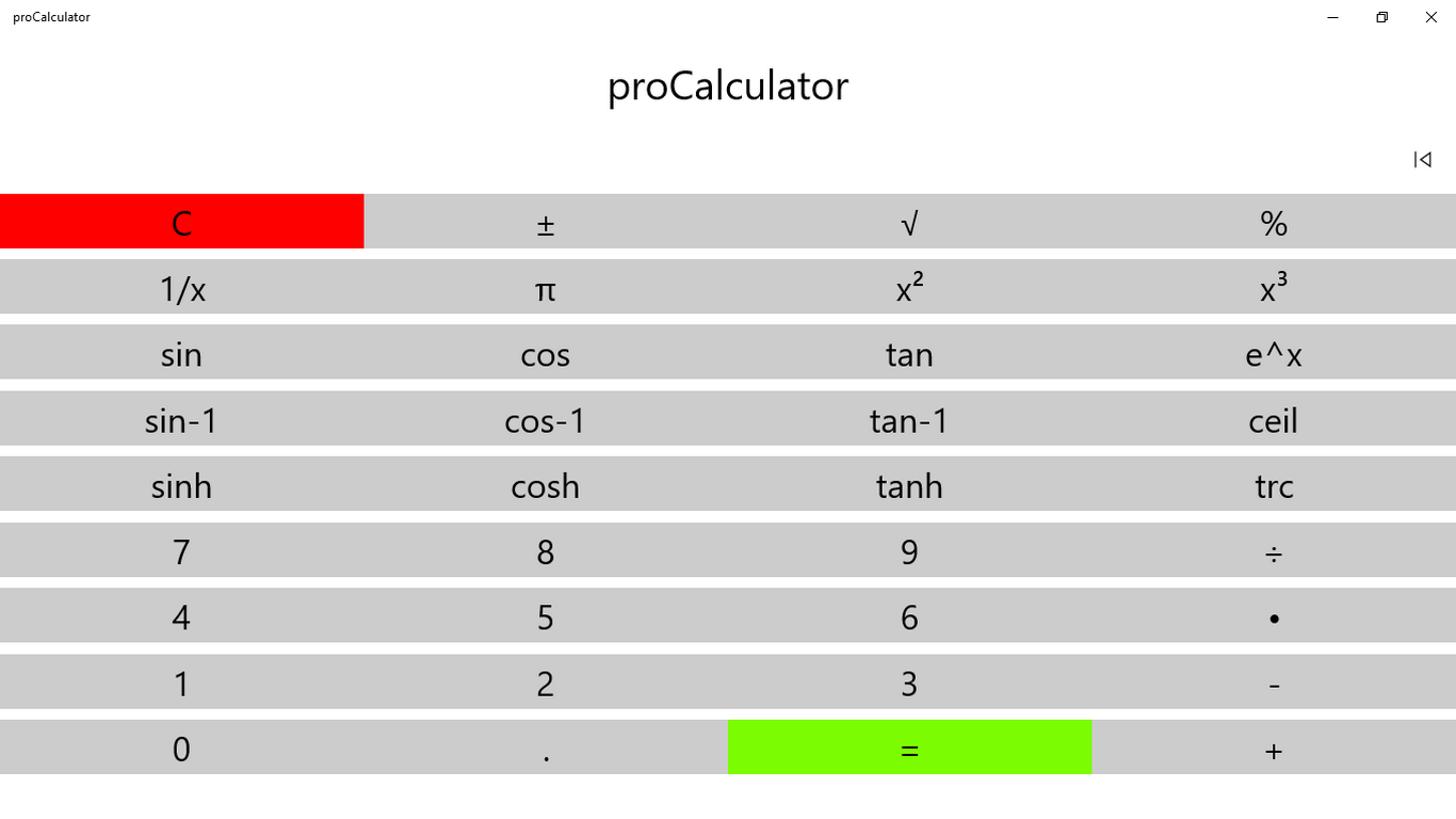 proCalculator