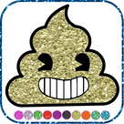 Emoji Coloring Glitter Games