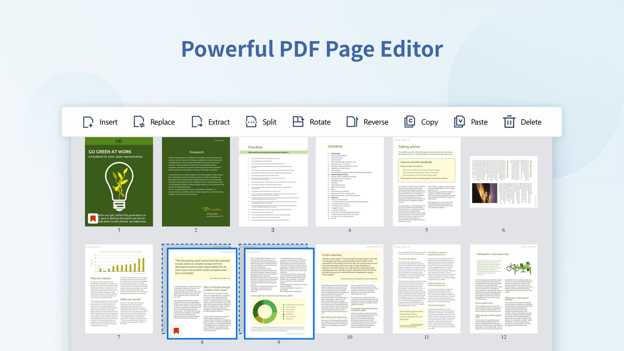 Powerful PDF Page Editor