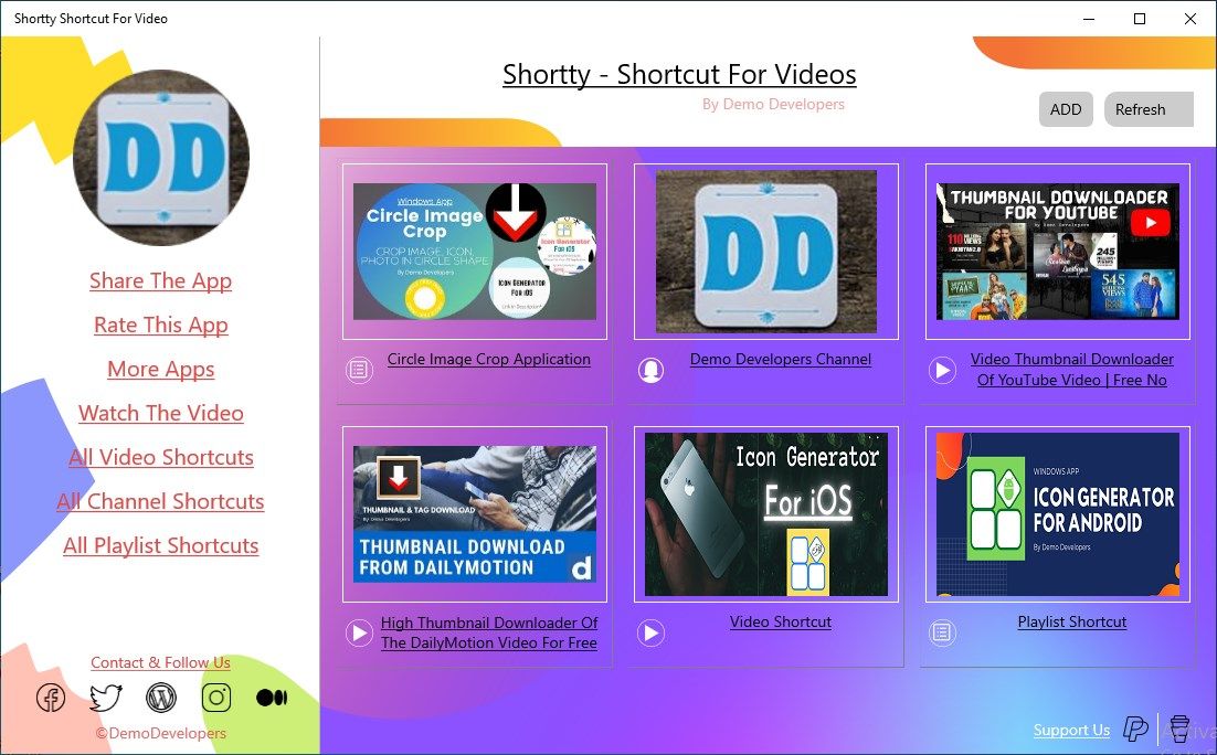 Shortty Shortcut For YouTube Video