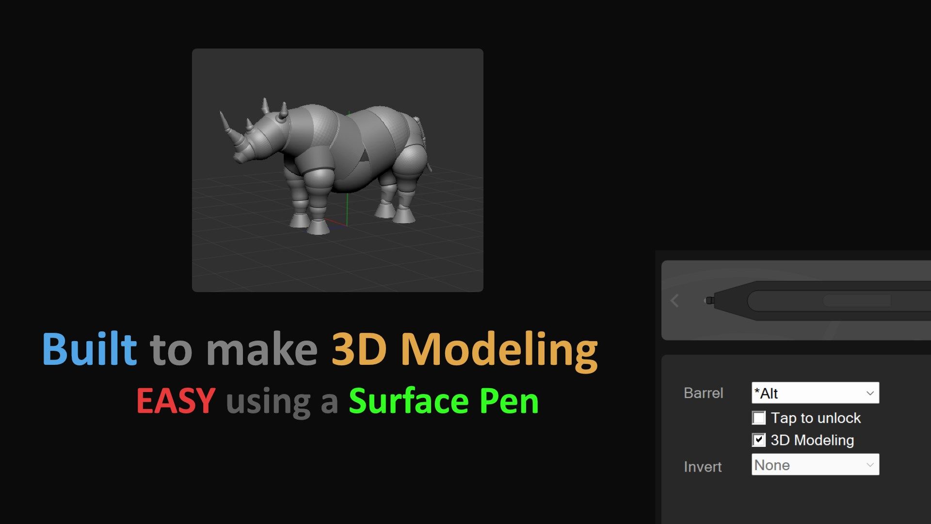 Modifiers MADE to work with your stylus AND 3D modeling programs like Zbrush, Maya, Blender and more