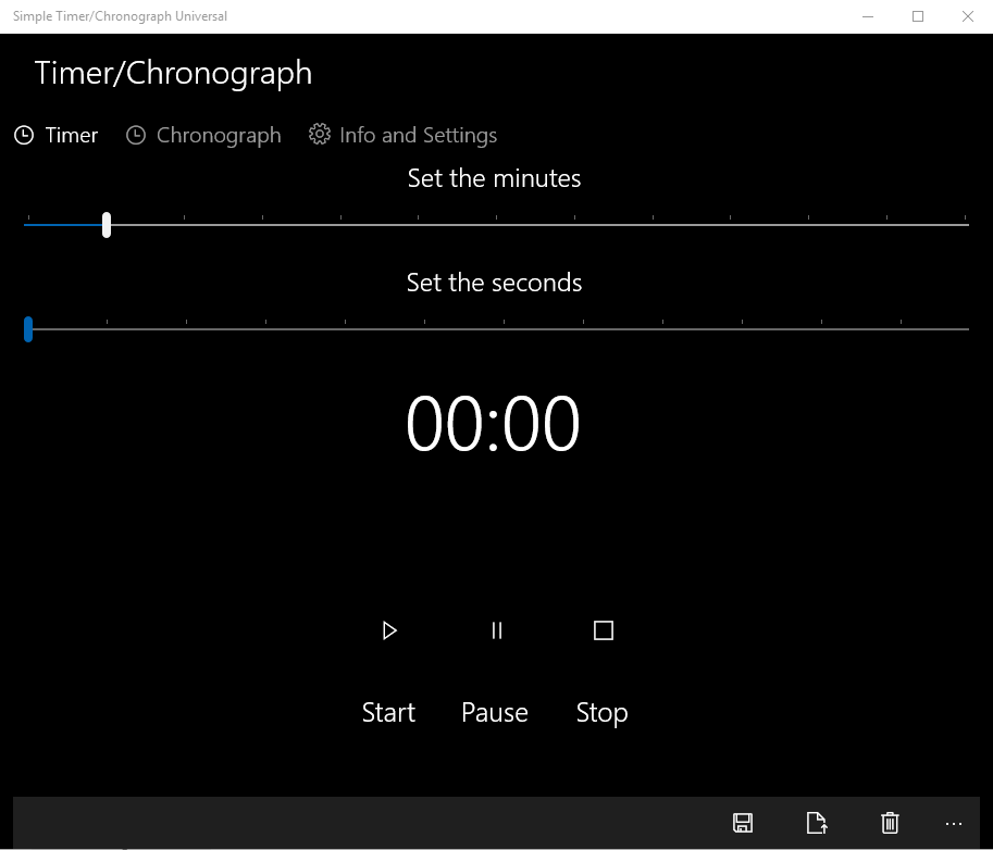 Simple Timer/Chronograph Universal