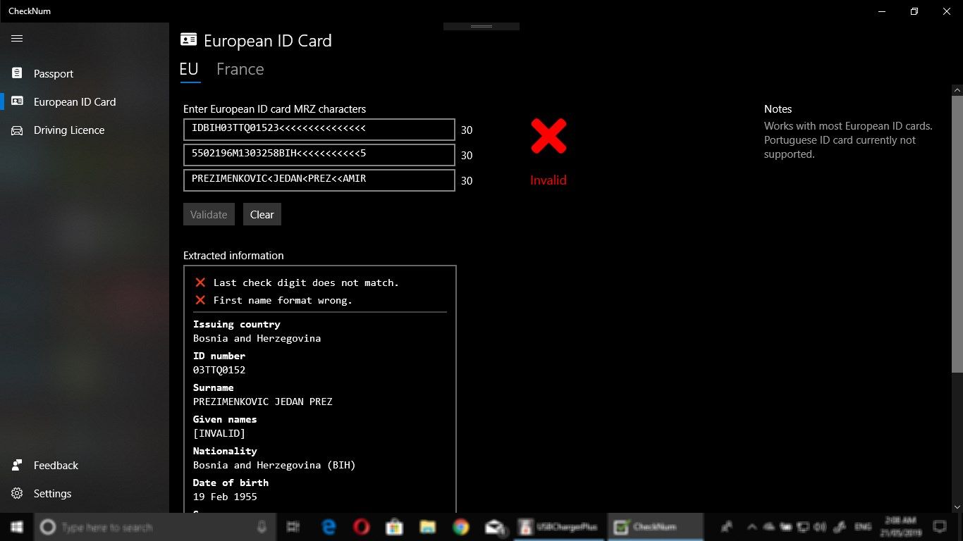 This European ID card is a fake!