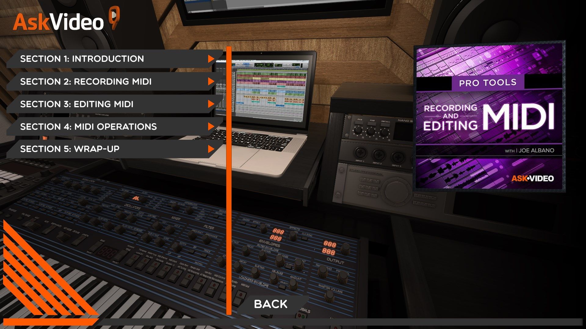 Recording and Editing MIDI Course For Pro Tools
