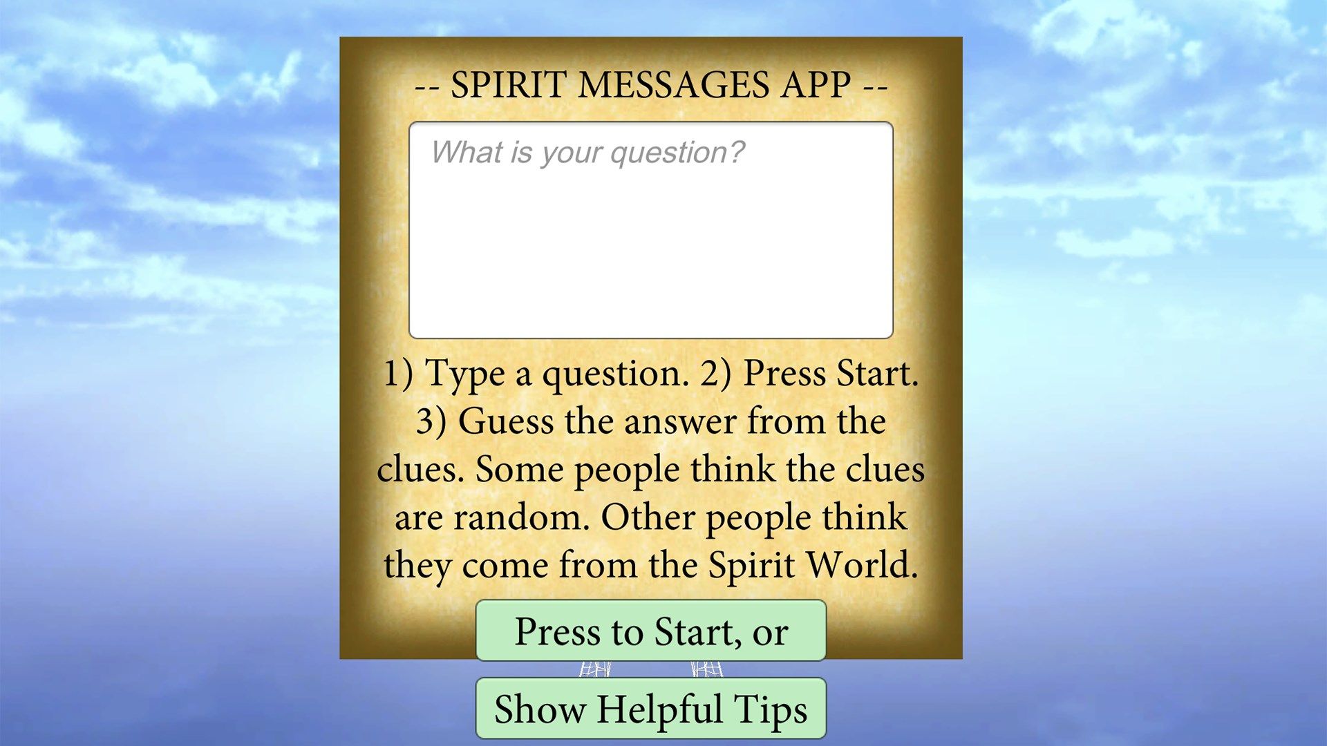 Spirit Messages