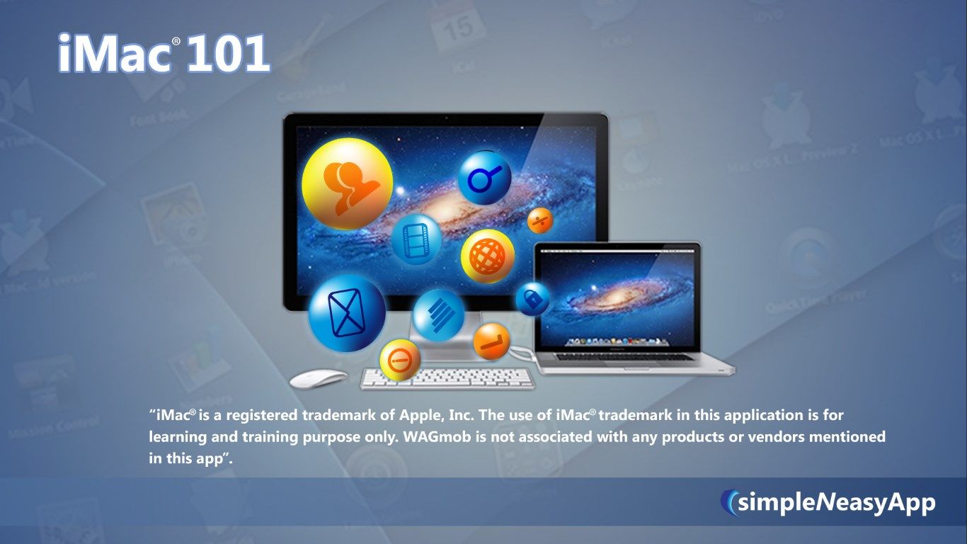 Interactive way to learn iMac 101.