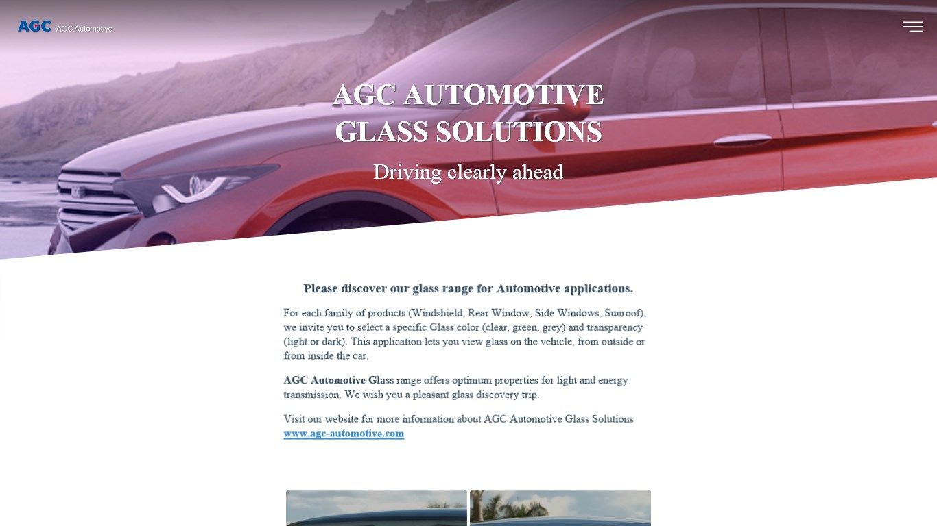 AGC Automotive EU Glass Range